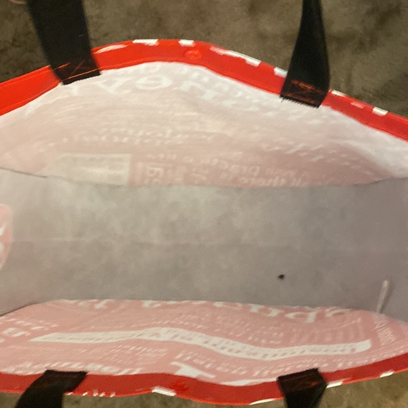 Large red lulu lemon tote bag - Picture 3 of 3